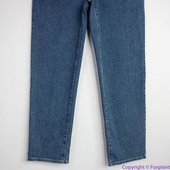 NEW Madewell The Perfect Vintage Straight Jean in Bright Indigo Wash, 27 - Picture 4 of 16